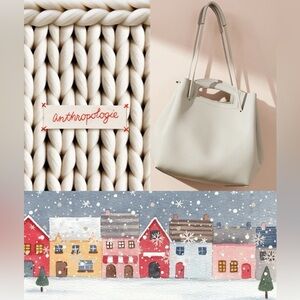 Anthropologie Greyson Bucket “Tulip” Tote Bag